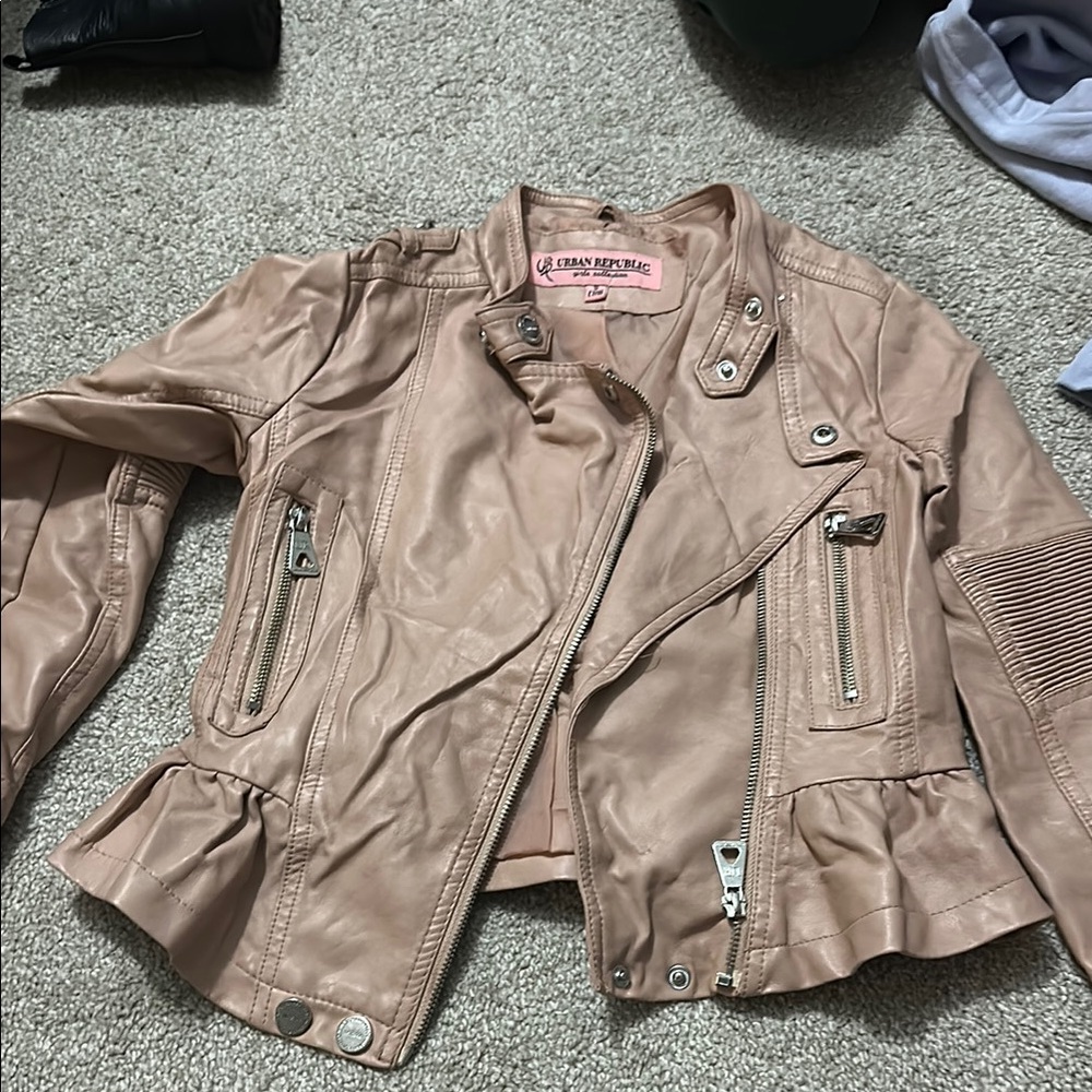 Urban Republic Blush Leather Jacket
